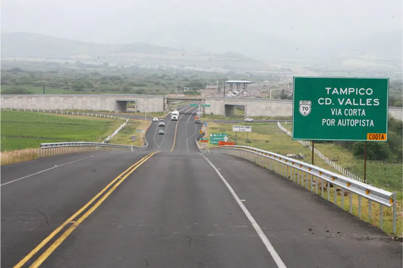 Carretera Tampico- Ciudad Valles. Foto: Gobierno de México