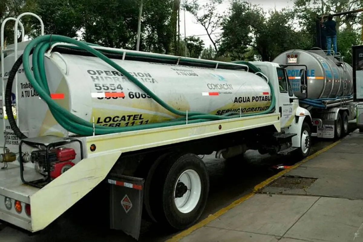 Esta es la Ruta de abastecimiento de agua por pipas – Ciudad Victoria. Foto: COMAPA