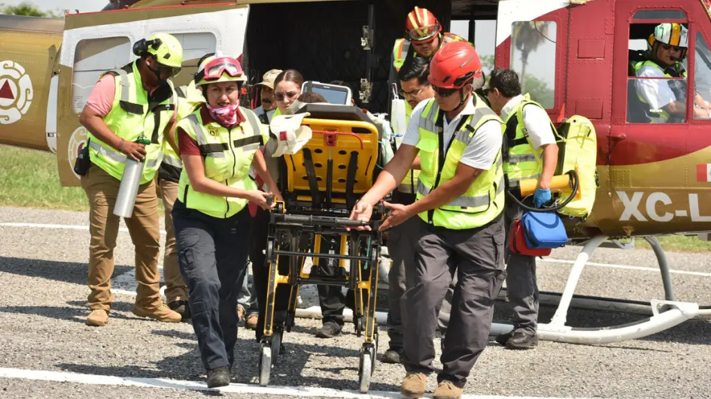 Así fue el operativo de rescate de un jinete que cayó a un barranco en Aldama
