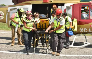 Así fue el operativo de rescate de un jinete que cayó a un barranco en Aldama