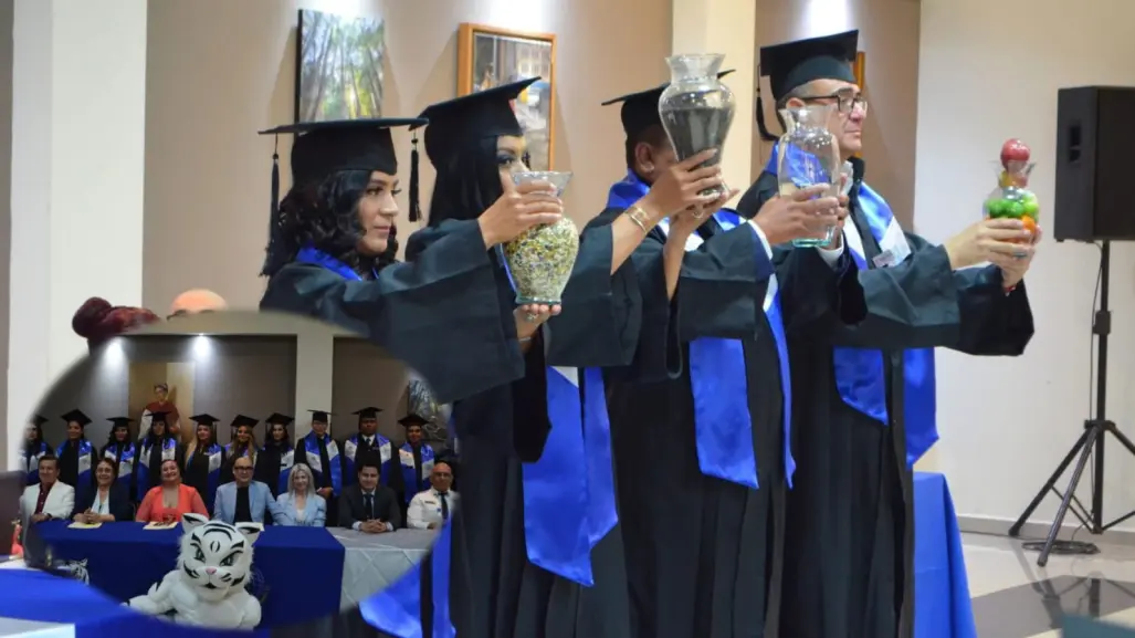 Policías Preventivos y personal de la DMSP se reciben como licenciados en Derecho