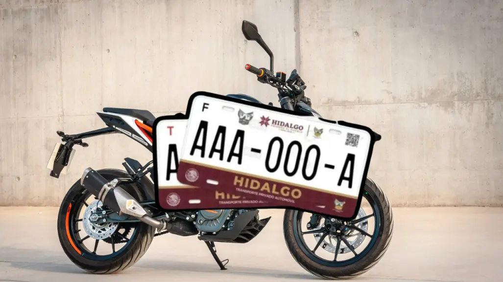 Placas vehiculares en Hidalgo: ¿cómo tramitar las láminas para motocicletas?