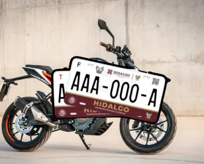 Placas vehiculares en Hidalgo: ¿cómo tramitar las láminas para motocicletas?