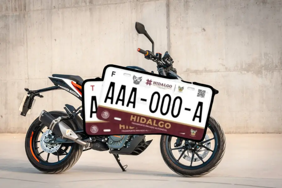Placas vehiculares en Hidalgo: ¿cómo tramitar las láminas para motocicletas?