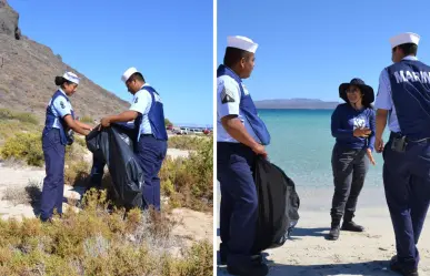 Marina se suma a Campaña Nacional de Limpieza de Playas en BCS