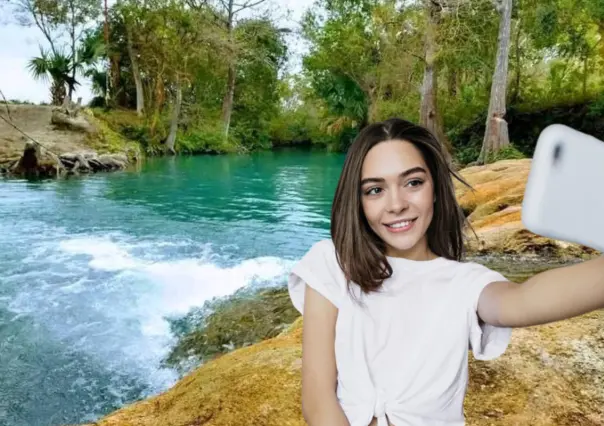 Este río de aguas cristalinas y frescas en Aldama es ideal para nadar con quien tú quieras