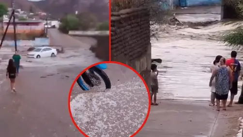 Impresionante tromba sorprende a habitantes de El Oro, Durango; reportan daños cuantiosos
