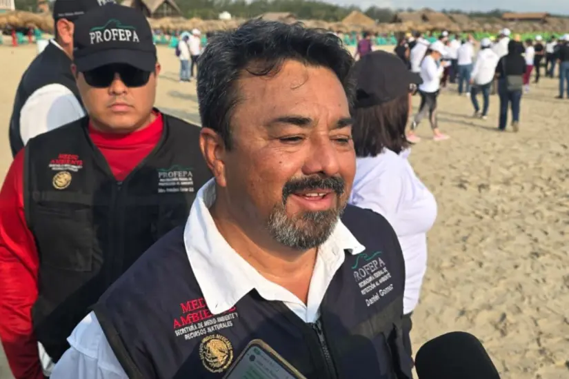 Daniel Gómez Hernández, titular de la PROFEPA en la región sur de Tamaulipas. Foto: Axel Hassel