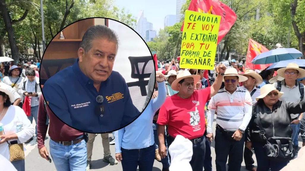 SNTE Durango llama vándalos a manifestantes de la CNTE; ¿qué más dijo su dirigente?