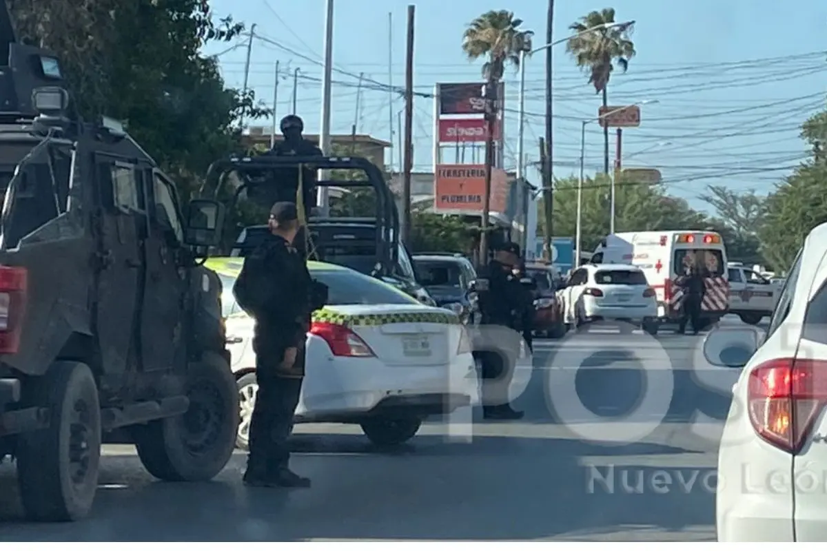 Fuerza Civil y policía municipal resguarda la zona Foto: POSTAMX