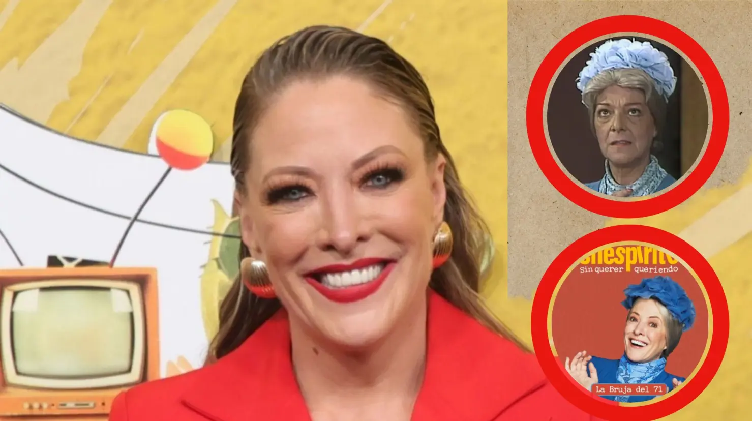 Andrea Noli confesó que en su infancia era fan del personaje de La Bruja del 71 en la serie del Chavo del 8. Foto. Canva.