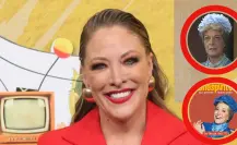 Andrea Noli reconoce que lloró al verse personificada como “La Bruja del 71” en la serie de “Chespirito”
