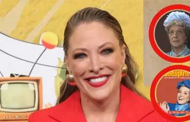 Andrea Noli reconoce que lloró al verse personificada como "La Bruja del 71" en la serie de "Chespirito"