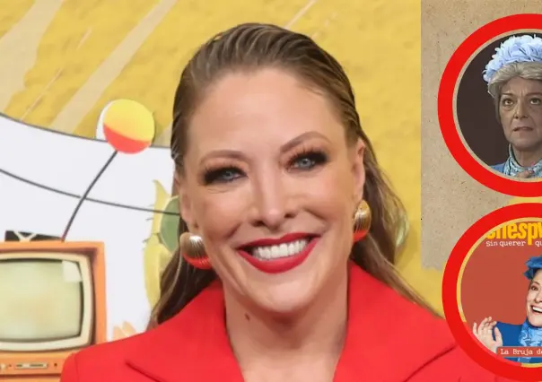 Andrea Noli reconoce que lloró al verse personificada como "La Bruja del 71" en la serie de "Chespirito"
