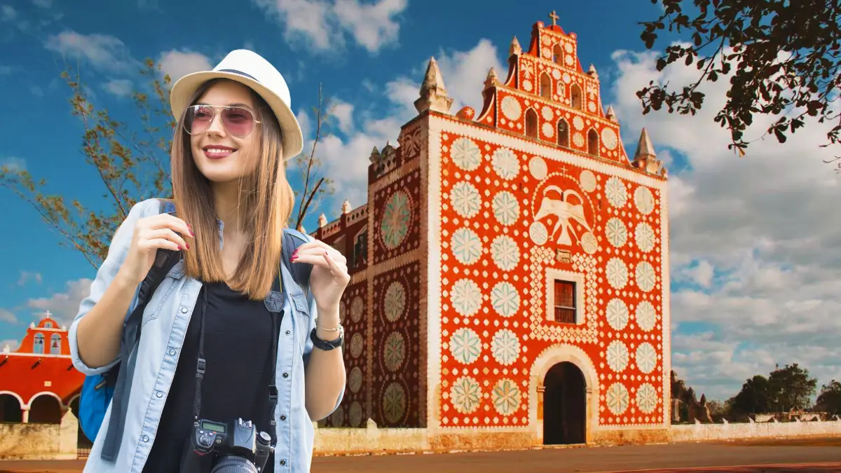 Esta iglesia tiene más de 400 años de historia y es única en Yucatán Foto: Canva/Gaspar Emilio Segura López
