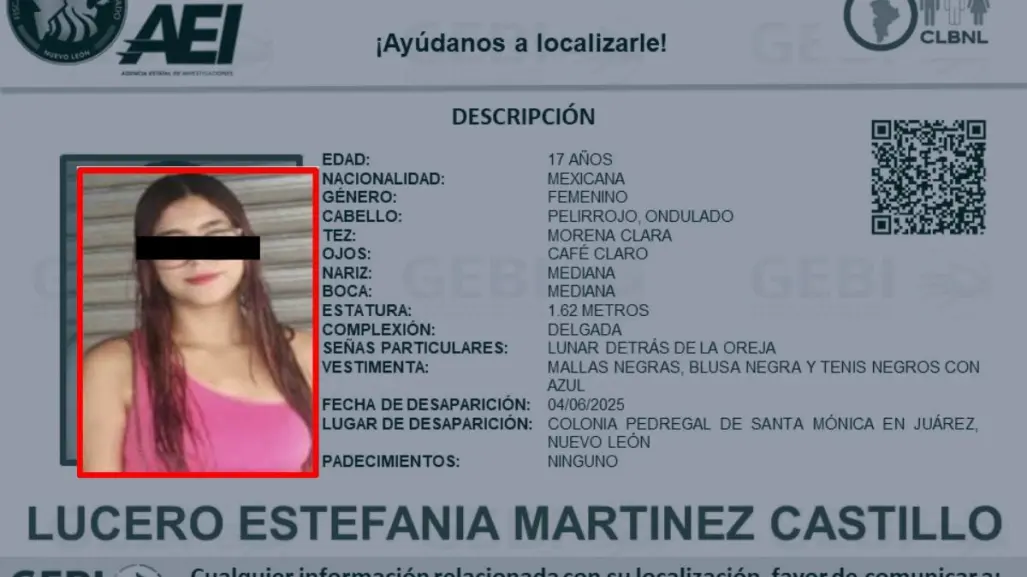 Solicitan el apoyo de búsqueda de una joven desaparecida en Juárez
