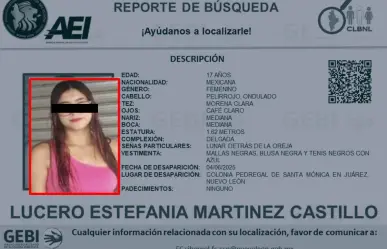 Solicitan el apoyo de búsqueda de una joven desaparecida en Juárez