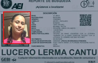 Buscan a mujer reportada como desaparecida en Pesquería