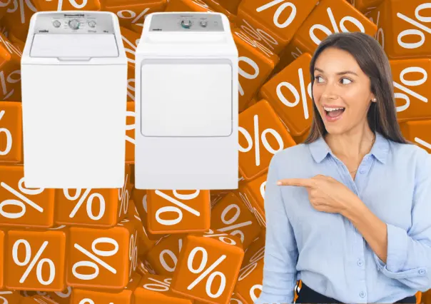 Cyber Week en The Home Depot: Combo lavadora y secadora Mabe con ahorro de 9 mil 489 pesos