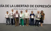 Gobierno de Yucatán reconoce a comunicadores con 30 y 50 años de trayectoria