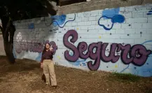 Greta Barra recorre Senderos Seguros en Santa Catarina 