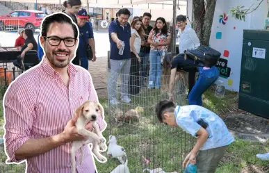 David de la Peña impulsa la adopción responsable de mascotas en Santiago