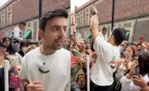 VIDEO | Influencer compra canasta de donas a vendedor ambulante en CDMX; termina en estampida