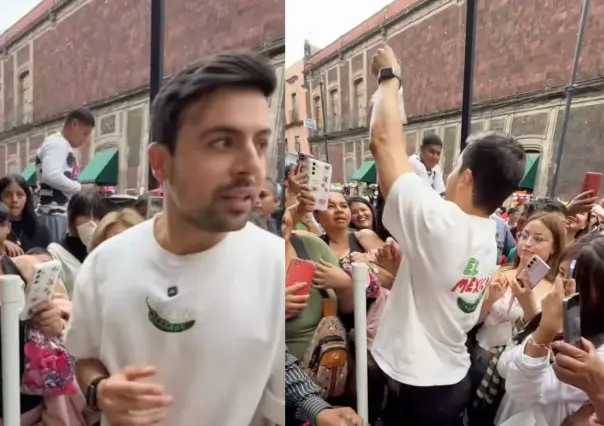 VIDEO | Influencer compra canasta de donas a vendedor ambulante en CDMX; termina en estampida