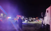 Volcadura de autobús en Matehuala deja 2 muertos y 17 heridos