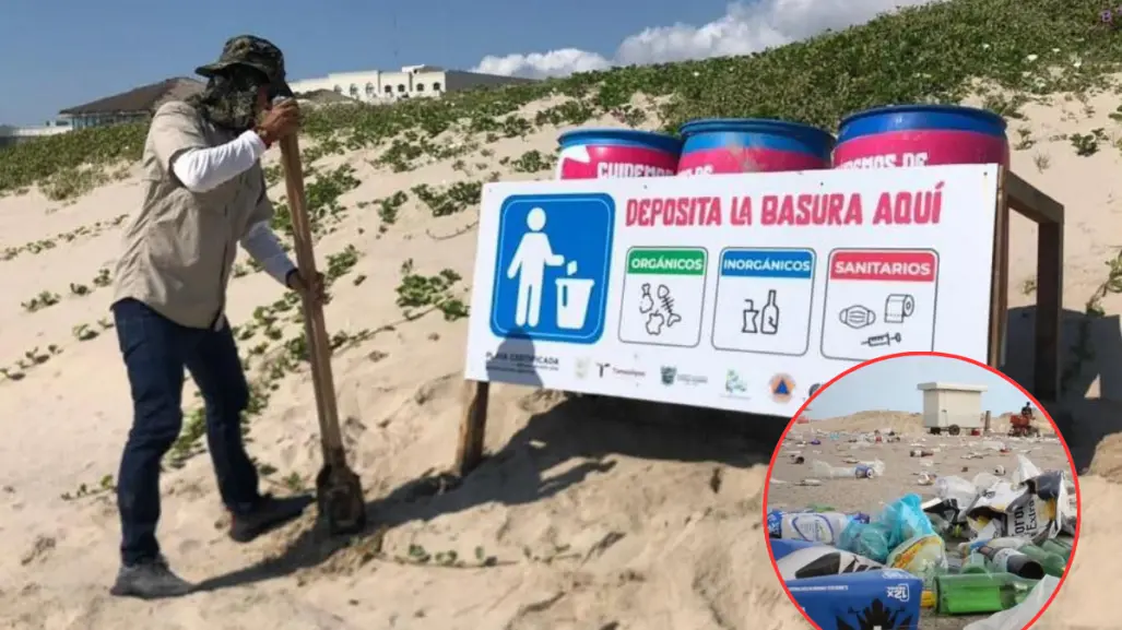 Profepa descarta prohibición de botellas de vidrio en Playa Miramar por ahora