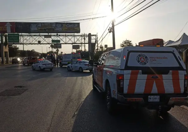 Reportan 13 lesionados tras choque de camión de la ruta 85 en Guadalupe