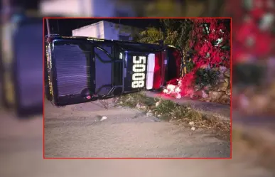 Policías de la SSP protagonizan un accidente en el sur de Mérida