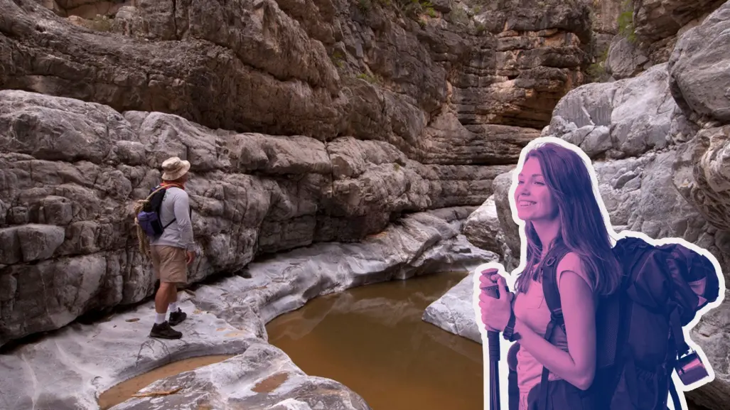 Este es el cañón más angosto de Parras, solo para verdaderos aventureros