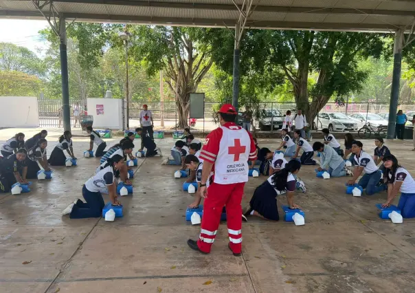 Cruz Roja Mexicana capacitará a docentes en materia de primeros auxilios en Yucatán