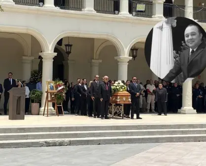 Despiden con honores a secretario de Ayuntamiento asesinado en Linares