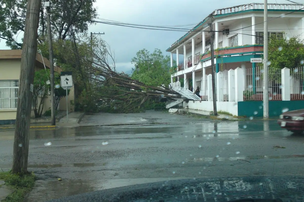 Alex tocó tierra la madrugada del 1 de julio de 2010 entre los municipios de Soto la Marina y San Fernando, aunque desde el 29 de junio ya se registraban lluvias intensas. Foto: Facebook Valente Grimaldo