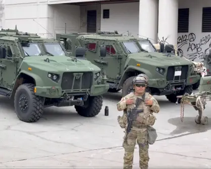 Guardia Nacional se instala en centro de Los Ángeles para evitar protestas por redadas migratorias