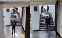 VIDEO | policías del Metro de CDMX sacan arrastrando a indigente de las instalaciones