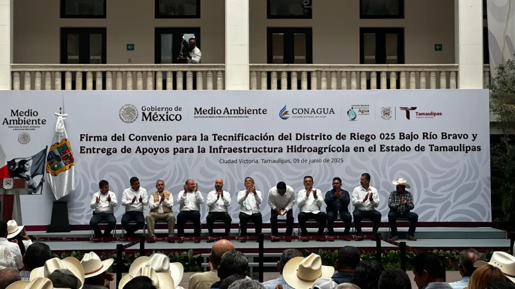 Se invertirán 10 mil millones de pesos en Infraestructura Hidroagrícola en Tamaulipas