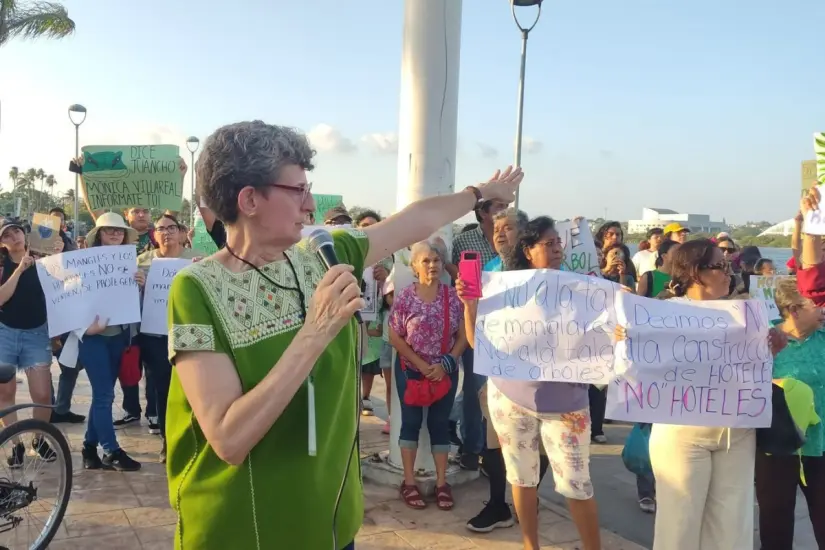 Miriam Huberman Muñiz, coordinadora del colectivo Restauremos la Laguna del Carpintero