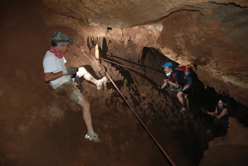 Interior de la cueva en el Biosfera de El Cielo, Gómez Farias. FOTO| Explorador Jean Louis Lacaille Múzquiz