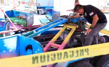 Revisan juegos mecánicos en Expo Guadalupe tras incidente con dos lesionados