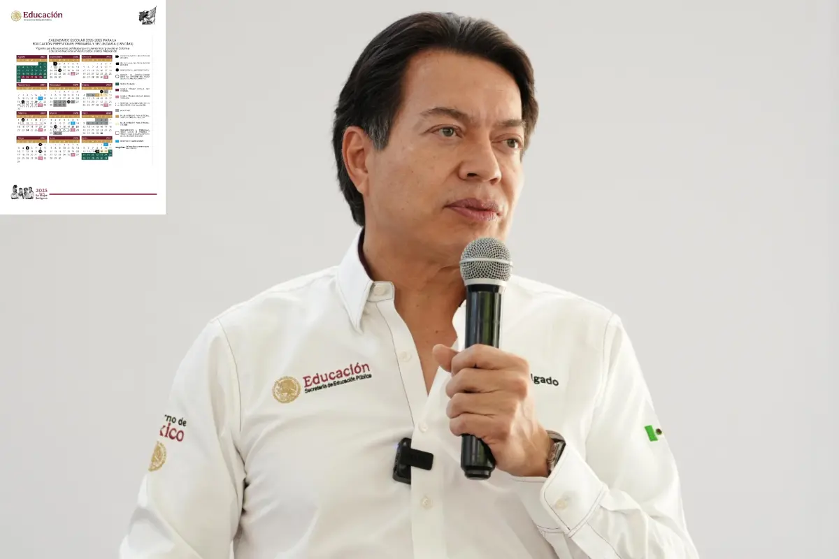 Mario Delgado/Calendario de la SEP Foto: X(Twitter) @SEP_mx