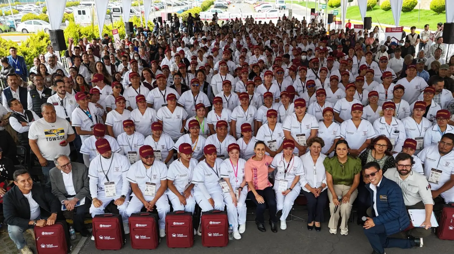 Claudia Sheinbaum arranca gira nacional de salud en tres estados. Foto: Gobierno de México.