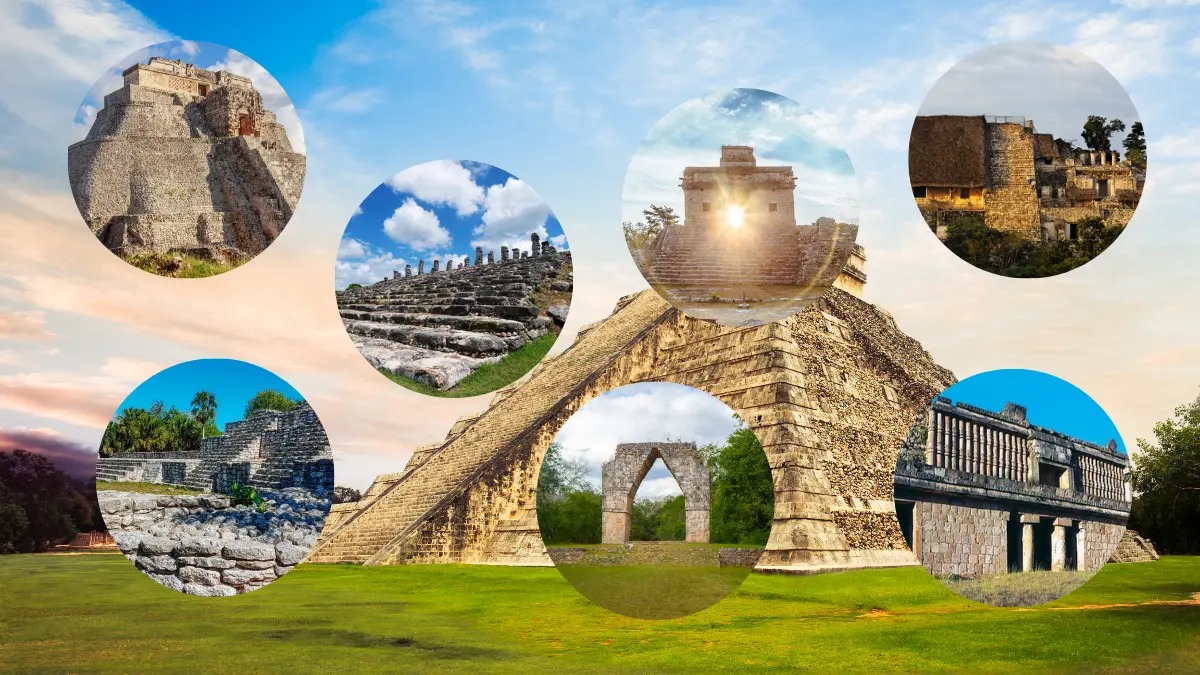 La entrada a las zonas arqueológicas en Yucatán es gratis los domingos Foto: Canva/Yucatán Turismo