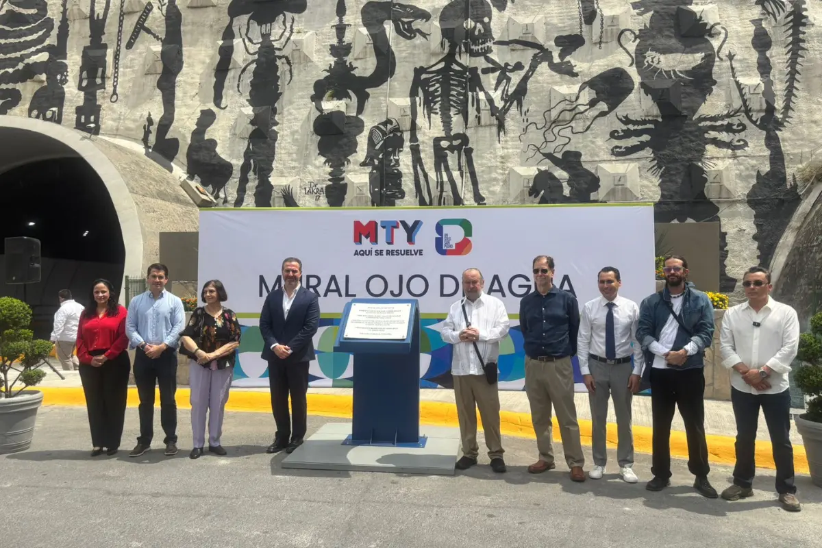 Ambos alcaldes reconocieron el valor cultural, artístico y económico que tiene dicho mural/Foto: Vianney Carrera