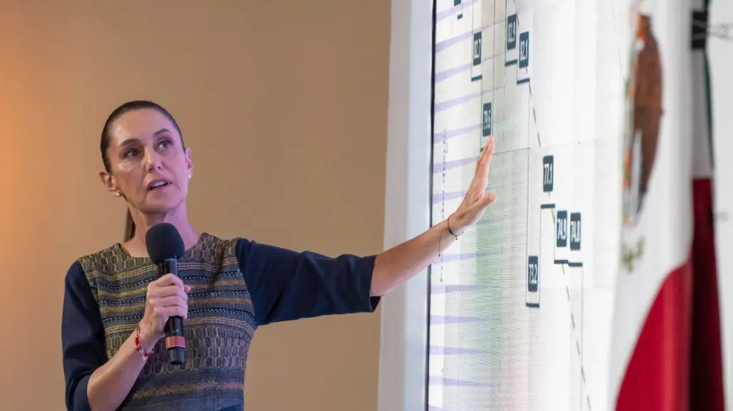 Claudia Sheinbaum registra más del 70% de aprobación en el inicio de junio