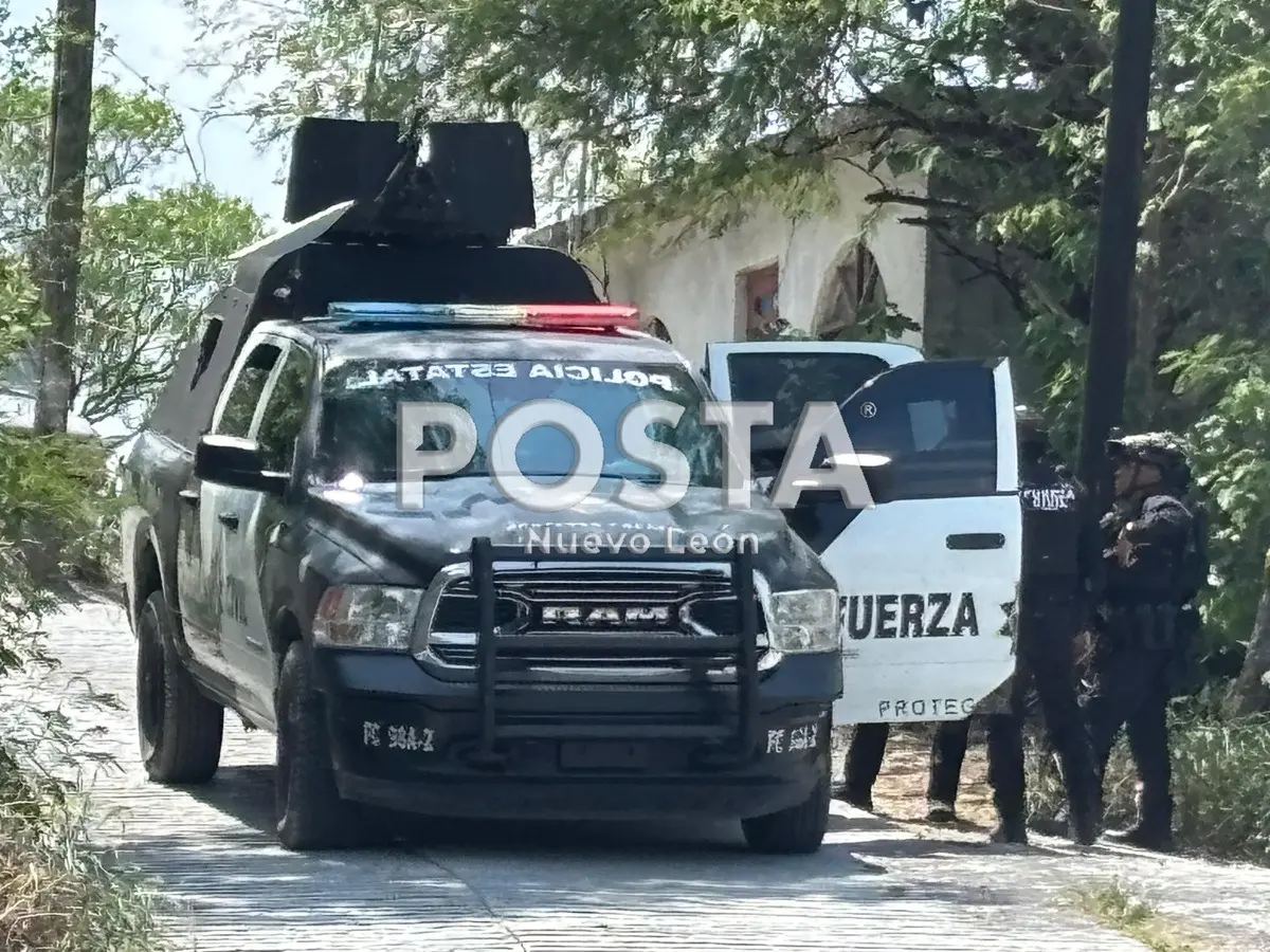 Este operativo ocurrió tras el ataque que costó la vida del Secretario del Ayuntamiento de Linares, elementos de Fuerza Civil iniciaron el operativo. Foto: POSTA.