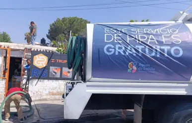 ¿Sin agua en tu colonia? Así puedes pedir una pipa gratis a Agsal en Saltillo