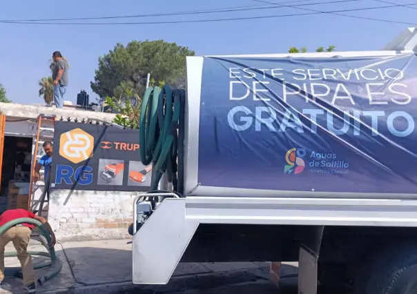 ¿Sin agua en tu colonia? Así puedes pedir una pipa gratis a Agsal en Saltillo